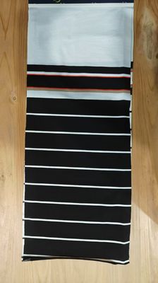 良い価格 滑らかで肌に優しい 天然のストライプ素材のTシャツ用織物 オンライン