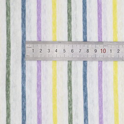 良い価格 快適で 耐久性があり 肌に優しい 透気性のある ストライプ付き ニット 織物 オンライン