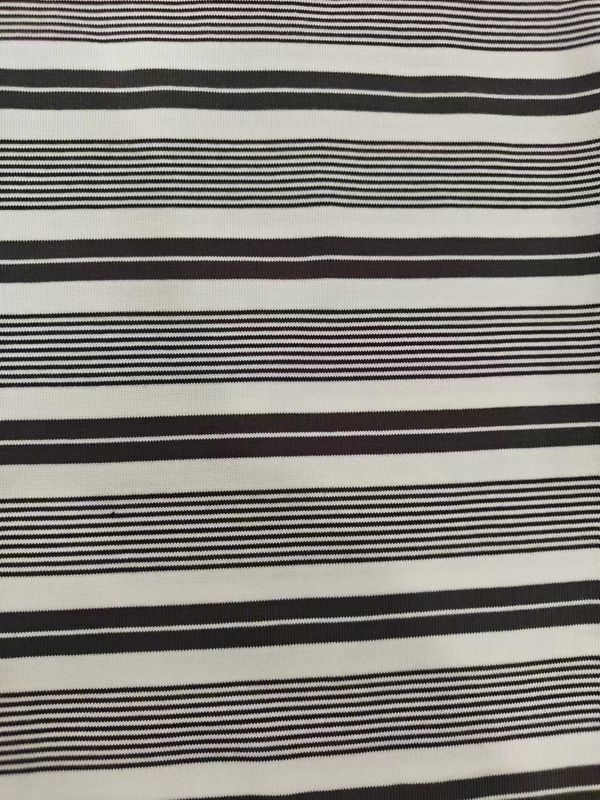 高品質で環境に優しい糸 染色布 コットン ストライプ布 Tシャツ