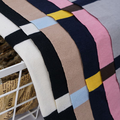 良い価格 スタイリッシュで耐久性 快適でダブル糸 純綿 ストライプ 綿のTシャツ用 オンライン