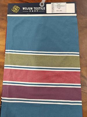 環境に優しい,健康的な ポールシャツ用 ダルブルストライプ素材の布