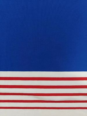 良い価格 柔らかく,湿気吸収性があり,肌に優しいTシャツ用 ストライプ付き編み布 オンライン