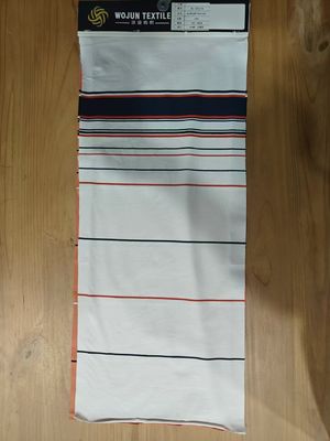 良い価格 柔らかくて快適で 耐久性があり 滑らかで スタイリッシュな条紋素材のTシャツ用 オンライン