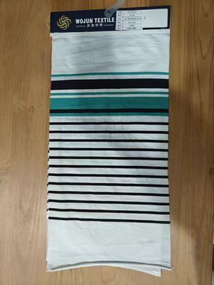 ファッショナブルで透ける 環境に優しい柔らかい条紋素材のTシャツ用布