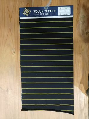 良い価格 ポロシャツ用 耐着・耐摩擦 ストライプ素材の織物 オンライン