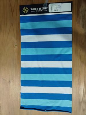 プレートと透ける 快適でストライプされた素材 ポーロシャツのための布