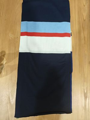 良い価格 滑らかでファッション的で快適 透明な粒状 ストライプ付き ニット布 ポロシャツ オンライン