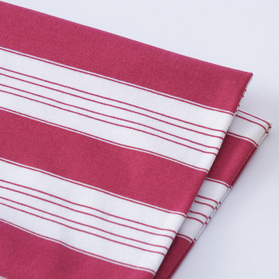 健康でスムーズで 強い 耐久性のある 天然 ストライプ 編み布 Tシャツ