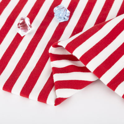 簡単にケアし 透気し 湿気性のある ストライプ付き ニット布