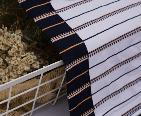 良い価格 柔らかい 肌 に 優しい 耐久 的 な ストライプ 帯 の ニット 織物 オンライン