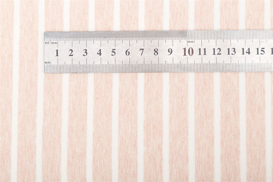 快適で柔らかい 肌に優しい 弾性のある ストライプ付き 素材の布