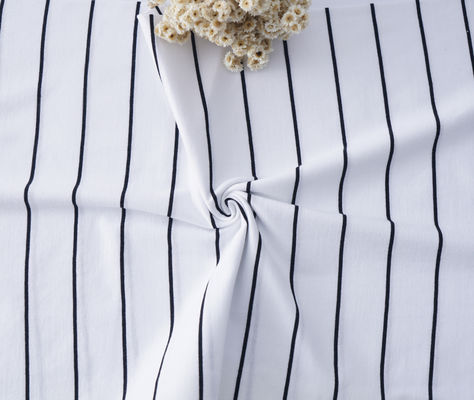 質の高いファッション 快適で透ける ストライプ素材 休日着用