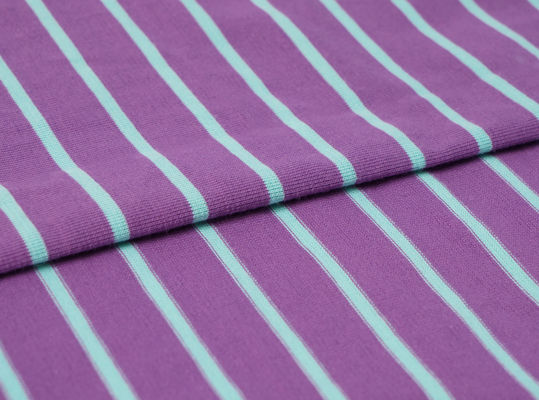 良い価格 天然純綿 肌 に 優しい ファッショナブル ストライプ 編み布 Tシャツ オンライン