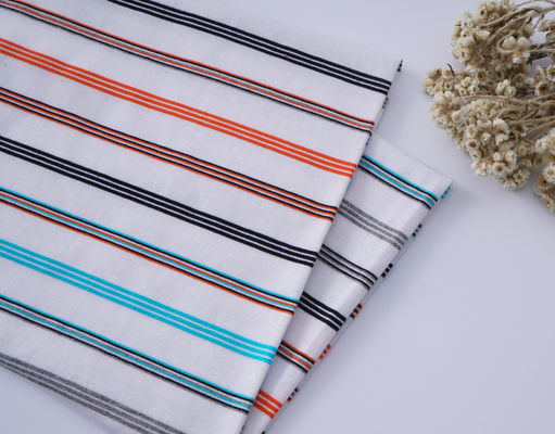 良い価格 呼吸しやすい 環境に優しい健康的なTシャツ用 ストライプ付き素材 オンライン