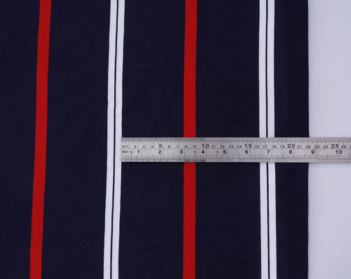 良い価格 耐磨性 透気性 脆い 綿 ストライプ 素材 ポーロシャツ用 オンライン