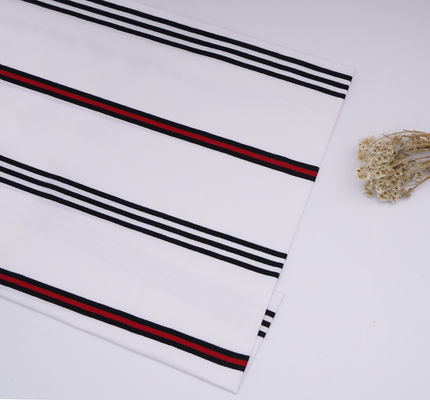 良い価格 健康的で通気性があり、快適なストライプニット生地（Tシャツ用） オンライン