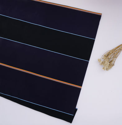 良い価格 ポロシャツ用、シャープで耐摩耗性、吸汗速乾、通気性のあるストライプニット生地 オンライン