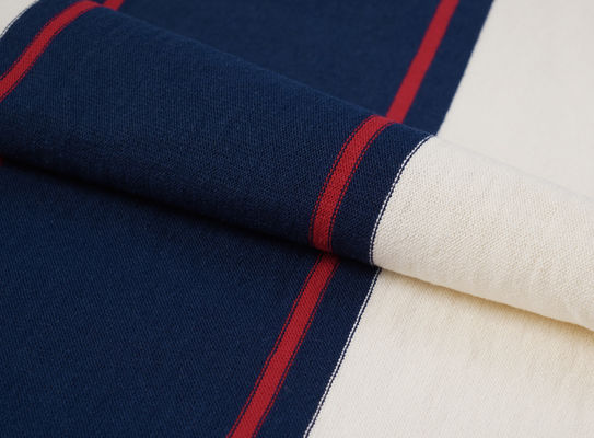 良い価格 天然 高くくみ耐性 色の強さ 鮮やかなバージョン ストライプ編み布 ポロシャツ用 オンライン