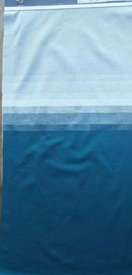 良い価格 通気性のあるストライプニット生地 95% コットン 5% スパンデックス Tシャツ用 オンライン