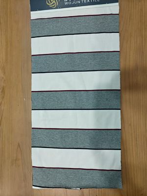良い価格 Comfortable And Skin-Friendly High Wear-Resistant Color Fastness Striped Knit Fabric For T-Shirt オンライン