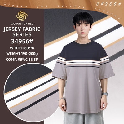 良い価格 Healthy，Comfortable And Skin-Friendly Smooth Healthy Striped Knit Fabric For T-Shirt オンライン