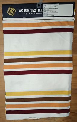 良い価格 肌に優しい、快適で健康的な、滑らかなストライプニット生地（Tシャツ用） オンライン