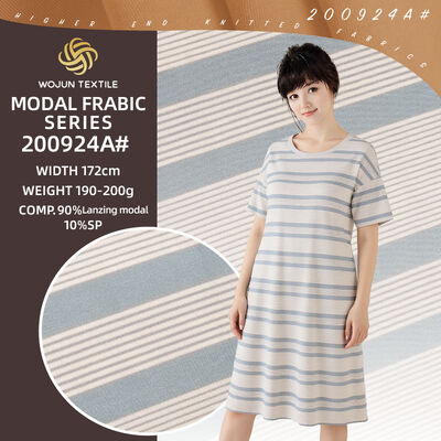 良い価格 柔軟で快適で高品質の ポリシャツ用 天然ストライプ綿織物 オンライン