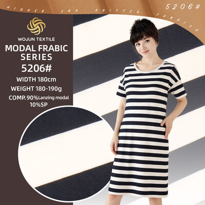 良い価格 カジュアルウェア向けの通気性、吸湿性、滑らかなストライプ柄コットン生地 オンライン