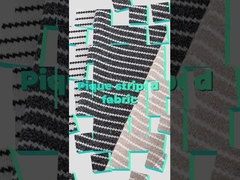 通気性の悪感情のニットの生地は、多色のばねTシャツの生地を縞で飾った