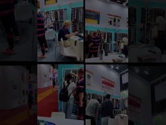 通気性と柔らかさ、耐摩耗性、防シワ加工のストライプニット生地（ポロシャツ用）